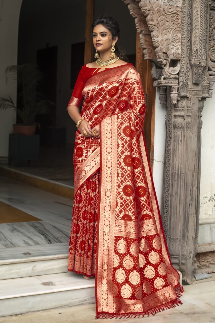 Pure Banarasi silk saree